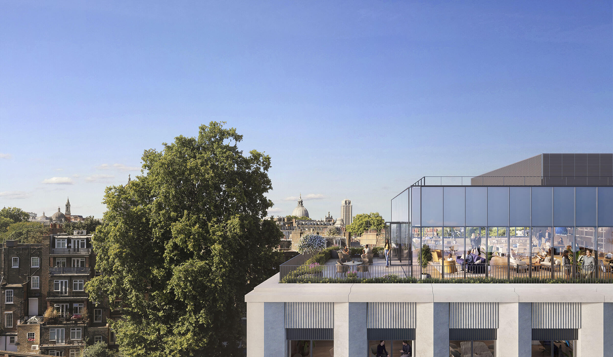 Workspace interior at 80 Pelham